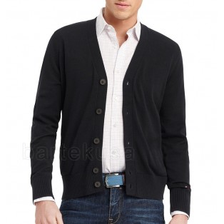 TOMMY HILFIGER SWETER MESKI - CARDIGAN